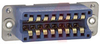 connector,rack and panel,recept w/ribbon cont,barrier polar,solder eyes,16 cont - 70144704 - Allied Electronics, Inc.