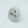 BNC Coaxial Feedthrough, 3 Pin, Grounded Shield, 2.95″ QF / KF Flange - A0476-4-QF - MPF Products, INC.