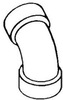 PVC DWV 60 Elbow - 430892 - Bow Plastics Ltd.