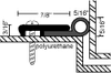 Perimeter Seal - Polyurethane - DKB - 150UDKB - National Guard Products