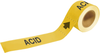 Brady Pipe Markers-To-Go B-736 Black on Yellow Plastic Self-Adhesive Pipe Marker - 1 in Height - 8 in Length - Printed Msg = ACID with Right Arrow - 20400 - 754476-20400 - R. S. Hughes Company, Inc.