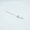 Power Feedthrough with Power Glove Connector, 20,000 Volts, 30 Amps, 1 Pin, 0.094″ Copper Conductor, 0.50″ Dia Stainless Steel Weld Adapter - A7501-1-W - MPF Products, INC.