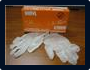 Baldur Vinyl Lightly Powdered Exam Gloves - Image