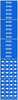 Brady B-946 White on Blue Vinyl Self-Adhesive Pipe Marker - 2 1/4 in Height - 1/2 in Character Height - 2 3/4 in Length - Printed Msg = OXYGEN with Right Arrow - 7211-3C - 754476-81616 - R. S. Hughes Company, Inc.