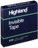 3M Highland 6200 Clear Office Tape - 1 in Width x 2592 in Length - 07447 - 021200-07447 - R. S. Hughes Company, Inc.