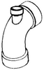 ABS DWV 90 Elbow - 604959 - Bow Plastics Ltd.