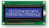 Display, Alphanumeric, 16X2, White; Character Count X Line Fordata - 02AC9708 - Newark, An Avnet Company
