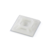 ACT AL-MP-750-9-C-5M Cable Tie, Zip Tie, Mounting Base, White, ¾ Inch, 2 or 4-way, Adhesive/Screw - 21240 - Waytek, Inc.