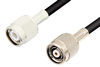 TNC Male to Reverse Polarity TNC Male Cable 36 Inch Length Using RG223 Coax - PE35236-36 - Pasternack