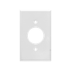 1-Gang φ35.7mm Diameter Single Device Wall Plates, Metal Standard Size Glossy Finish - 81SFS - Suzhou Ele Mfg Co., Ltd.