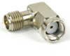 RA RP SMA Male (Plug) to RP SMA Female (Jack) Adapter, Nickel Plated Brass Body, High Temp, 1.25 VSWR - SM4998 - Fairview Microwave Inc.