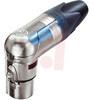 Cable end RX series 6 pin female right angle - nickel/silver - 70088425 - Allied Electronics, Inc.