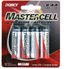 Alkaline Batteries -- 41-1628 AA MASTERCELL ALKALINE BATTERIES - 8 PER CARD - Image