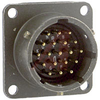 connector,milspec box mounting recept,class e,size 14,19 #20 solder pin contact - 70010930 - Allied Electronics, Inc.