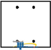 Leviton 2-Gang 2-Blank Midway Size Wallplate - 80525 - TelephoneStuff.com