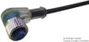 Sensor Cable, Amp, M12 Sensor Right Angle 4 Position Receptacle, Free / Stripped End, 1.5 M, 4.9 Ft Rohs Compliant Te Connectivity - 49Y4524 - Newark, An Avnet Company