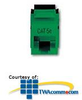 Leviton QuickPort Cat5e+ 8-Conductor Connector -- 5G109-R