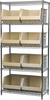Shelving, Wire Shelving Kit, 18x36x74, 9 Bins - AWS183630270S - Akro-Mils, Inc.