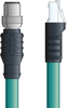 C5E008F01 - LAPP ETHERLINE® Industrial Cordsets 26 AWG / 4 pair CAT5e - Teal Polyurethane (PUR) - M12 Male / RJ45 connectors - 1m - OLFC5E008F01 - Lapp Tannehill