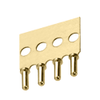 Female Vertical Throughboard Ø0.50mm Contact, 4 per carrier - D01-9900405 - Harwin Plc