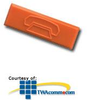 Panduit® Plastic Snap-In Icon With Phone Image.. - CIP-C - TelephoneStuff.com