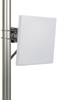 2.4 GHz to 2.5 GHz + 5.1 GHz to 7.2 GHz, 6 dBi, 4x4 MIMO Flat Panel Antenna, 4 port RG58 pigtail with RP-SMA Male Connector -- KP-26-QPFP-6-RSP - Image