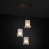 GLA-8818-16-WTFR-DBRZ Mini Pendants-3 Light Cluster - 670946 - Capital Lighting, Inc.