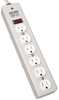 Waber-by-Tripp Lite 6-Outlet Industrial Surge Protector, 6-ft. Cord, 1050 Joules -- DG206