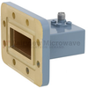 WR-137 to SMA Female Waveguide to Coax Adapter CPR-137G Grooved with 5.85 GHz to 8.2 GHz C Band in Copper, Paint -- FMWCA1015 - Image