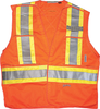 2XL/3XL 5 Point Orange Safety Vest -- 8380743 - Image