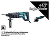 HR2475X2 - 1" D-Handle Rotary Hammer Power Pack - HR2475X2 - Makita USA, Inc.