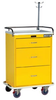 Classic Three Drawer Infection Control Cart with Keyles.. - 7511 - Harloff Company, Inc. (The)