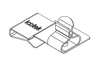 EMC Shield Clamps for 10 × 3 mm Bus Bar, Pluggable- with or without Integrated Strain Relief - 36788.01 - icotek Corp