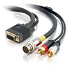 1.5ft RapidRun&reg; HD15 Male + Stereo Audio Flying Lead -- 2212-40874-002 - Image