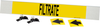 Brady B-681, B-883 Black on Yellow Polyester Strap-On Pipe Marker - 3 1/2 in Character Height - Printed Msg = FILTRATE with Left Arrow - 5685-HPHV - 754476-59687 - R. S. Hughes Company, Inc.