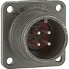 connector,metal circ,box mount recept,no bkshl,size 14s,4 #16 solder pin contact - 70143516 - Allied Electronics, Inc.