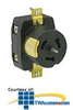 Leviton Sinlge Locking Receptacle - CS63-69 - TelephoneStuff.com