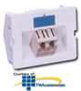 Siemon Angled Fiber Adapter CT Coupler with 1 Duplex LC.. - CT-A-LC-02 - TelephoneStuff.com