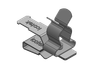 EMC Shield Clamps for 10 × 3 mm Bus Bar, Pluggable- with or without Integrated Strain Relief - 36787.4 - icotek Corp
