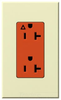 Duplex/Single Receptacle - NTR-20-IG-OR-AL - Lutron Electronics Co., Inc.