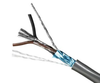 Quabbin Multiconductor 600 Volt, AWM 2586 - 14 AWG, 12 conductor, shielded, PVC, Chrome Gray -- 0847 - Image