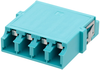 Lc Internal Shutter Coupler, Quad, No Flange, Aqua Rohs Compliant L-Com - 97AC8798 - Newark, An Avnet Company