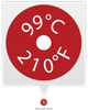 HOT SPOT 210F/99C TEMPERATURE RECORDER - HS210 - Telatemp Corporation