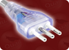 CEI 23-16 ITALIAN CLEAR to IEC-60320-C13 CLEAR HOME // Power Cords // International Power Cords // Italy Power Cords -- 8642.180G - Image