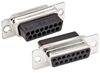 DB15 female crimp connectors tray 50 - DSB00023 - MilesTek Corporation