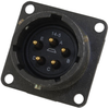 Circular Connector, Plug, Size 14, 5 Position, Box; Product Range Amphenol Industrial - 95F1735 - Newark, An Avnet Company