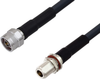 Rf Coax Cable, N Plug-N Bhd Jack, 5Ft; Connector To Connector L-Com - 84AH2668 - Newark, An Avnet Company