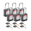 Lockouts, Padlocks - 2267-SDPL-BLK-38ST-KA6-ND - DigiKey