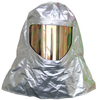 Chicago Protective Apparel Aluminized PBI Heat & Fire-Resistant Hood - With Window - 4.5 in Width - 5.25 in Height - WV-647-APBI -- WV-647-APBI - Image
