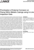 Prioritization of External Corrosion on Piping Within Metallic Casings using In-Line Inspection Data - SP21475-2020 - NACE International